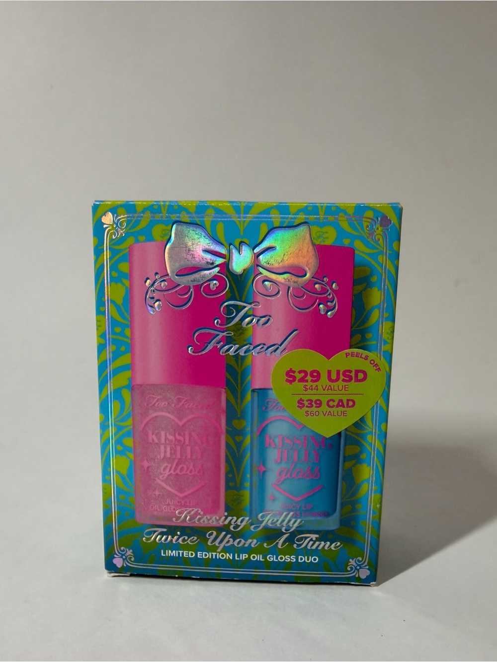 Too Faced Kissing Jelly Lip Gloss Duo - Twice Upon A Time